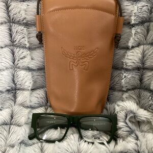 MCM  GREEN square glasses NEW